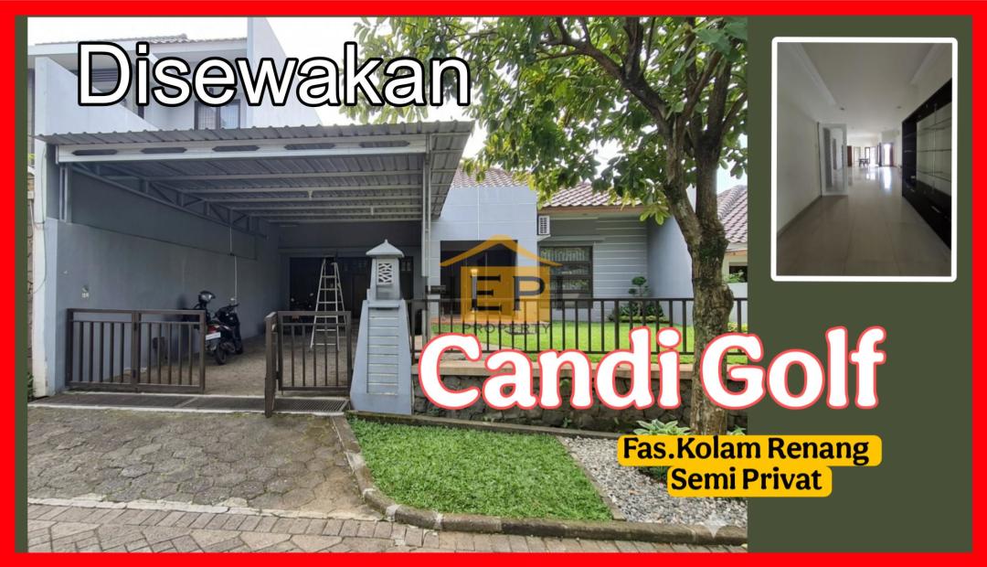Sewa Rumah Terbaik di Candi Golf, Semarang, Harga Terjangkau