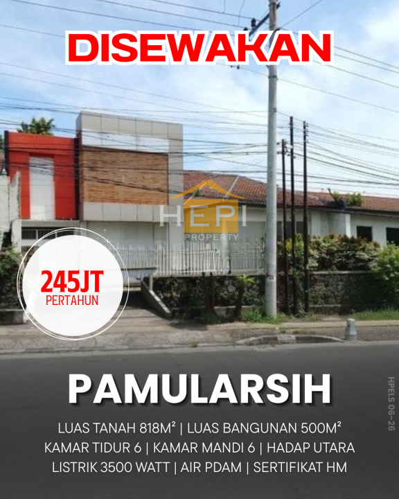 Rumah Minimalis Disewakan di Pamularsih, Semarang, Harga Ekonomis