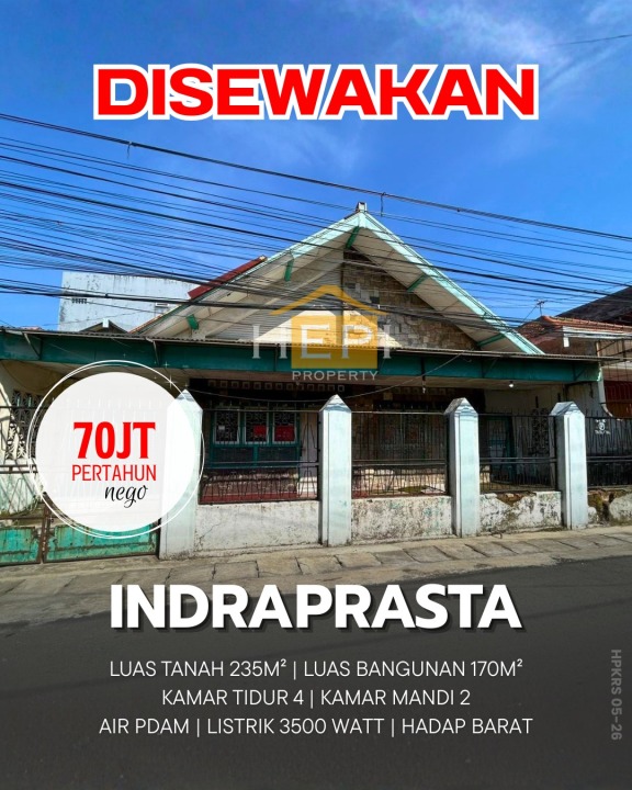 Rumah Minimalis Disewakan di Indraprasta, Semarang, Harga Ekonomis