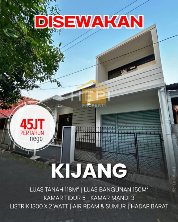 Rumah Sewa Murah Lokasi Semarang Timur, Semarang, LB 150m²
