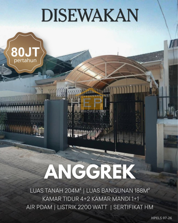 Rumah Minimalis Disewakan di Semarang Tengah, Semarang, Harga Ekonomis