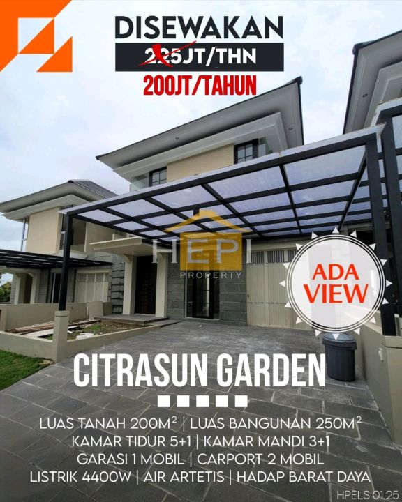 Dikontrakkan Rumah Murah di Bukit Sari, Semarang, LT 200m²