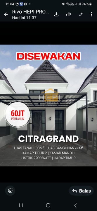 Sewa Rumah Favorit di Semarang Timur, Semarang, Harga Terjangkau