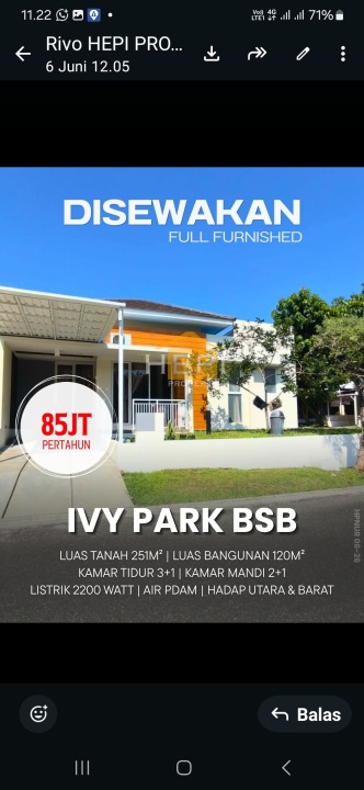 Kontrakan Murah di Semarang Barat, Semarang, 4 KT, Harga 85 Juta /tahun