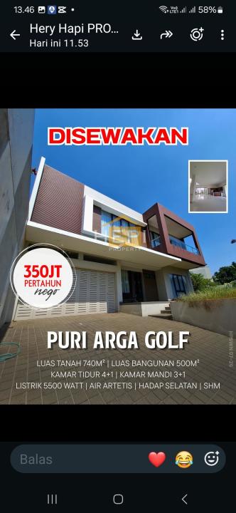 Rumah Sewa Murah Lokasi Mijen, Semarang, LB 500m²