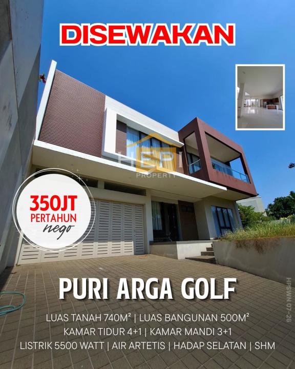 Dikontrakkan Rumah Terjangkau di BSB City, Semarang, LT 740m²