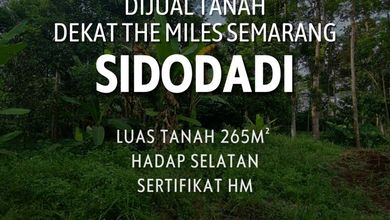 Jual Terjangkau Tanah 265 m2 Lokasi Strategis
