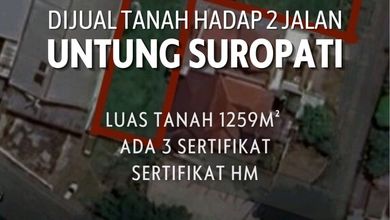 Dijual Kavling 1259 m2 di Cluster Mewah Manyaran