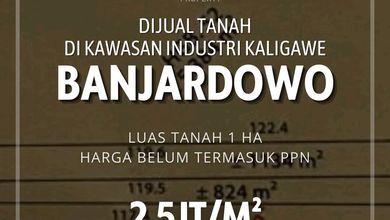 Jual Tanah Lokasi Strategis, LT 10000 m2