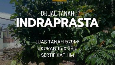 Dijual Tanah Eksklusif di Indraprasta, Semarang, LT 579m²