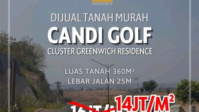 Tanah Elit Dijual di Candi Golf, Semarang, Harga 5,04 Miliar