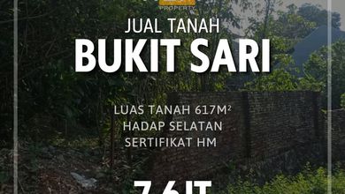 Jual Tanah Lokasi Strategis, Luas 617 m2