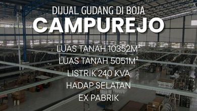 Gudang Ex Pabrik Strategis Di Campurejo Boja Kendal 