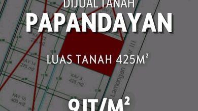 Kavling Prestisius Dijual di papandayan, Semarang, Harga 3,82 Miliar