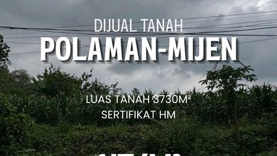 Dijual Tanah Eksklusif di Polaman, Semarang, LT 3730m²