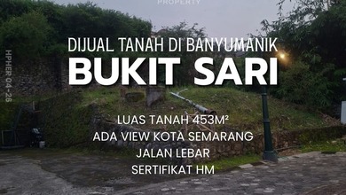 For Sale Tanah Eksklusif di Bukit Sari, Semarang, LT 453m²