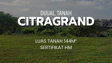 Jual Cepat Tanah Prospektif di Citragrand, Semarang, LT 144m²