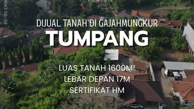 Dijual Tanah Premium di Gajah Mungkur, Semarang, LT 1600m²
