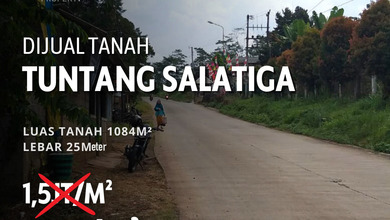 Tanah Luas 1084 m2 Lokasi Strategis Tuntang, Dijual Terjangkau