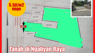 Kavling Prestisius Dijual di Ngaliyan, Semarang, Harga 36,9 Miliar