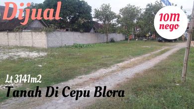 Tanah Elit Dijual di Cepu, Blora, Harga 31,4 Triliun