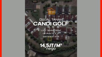 Kavling Prestisius Dijual di Candi Golf, Semarang, Harga 4,06 Miliar