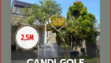 Rumah Siap Huni di Kawasan Candi Golf, Semarang, LT 144m²