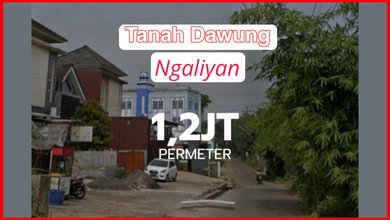 Dijual Tanah Premium di Ngaliyan, Semarang, LT 11763m²