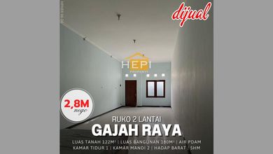 Ruko Bagus di Jalan GAJAH, Lokasi Premium