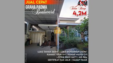 Rumah Elit LT 360 m2, area Graha Padma, Semarang