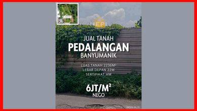 Tanah LT 2236 m2 Kawasan Strategis Banyumanik, Dijual Murah