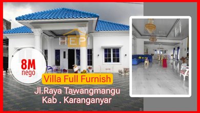 Villa Mewah Furnish di Raya Tawangmangu