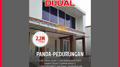 Jual Rumah Nyaman di Pedurungan, Semarang - LT 336m²