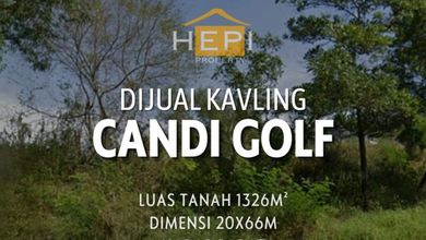 Tanah Elit Dijual di Candi Golf, Semarang, Harga 17,9 Miliar