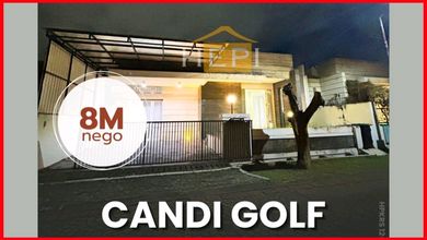 Kesempatan Eksklusif, rumah Prestisius di Candi Golf, Semarang, LB 400m²