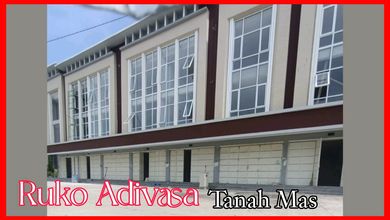 Ruko 2lt Di Tanah Mas Ruko Adivasa Dekat Bandara