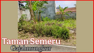 Dijual Tanah Strategis di Gajah Mungkur, Semarang, LT 339m²