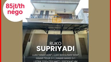 Ruko Bagus 2lt Di Jln Supriyadi Siap Pakaii 