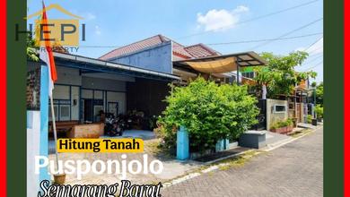 Rumah Hitung Tanah di Pusponjolo Dekat Jalan Raya
