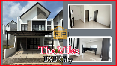 Rumah 2Lt Baru di The Miles Bsb Siap Pakai