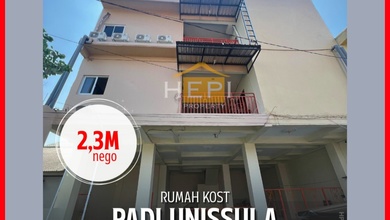 Rumah Kos Aktif 3 LT di Jl. Padi Genuk Dekat Unissula