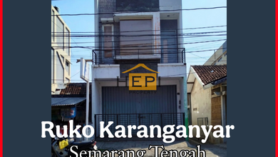 Ruko 2.5Lt Tengah Kota di Karanganyar Dekat Loyola