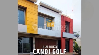 Ruko di Candi Golf, Dekat Gandhi School,Parkir Luas
