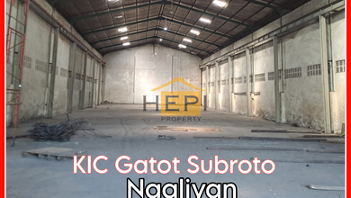 Gudang di Kic Gatot Subroto Siap Pakai Area Parkir Luas