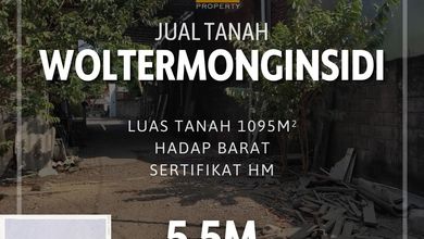 For Sale Tanah Premium di Genuk, Semarang, LT 1095m²