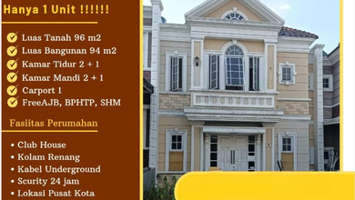 Rumah Siap Pakai di Area Simongan, Semarang, LT 96m²