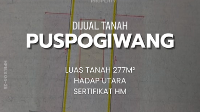 Dijual Tanah di Lokasi Premium Puspogiwang, Semarang, Harga 2 Miliar