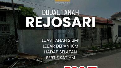 Jual Cepat Tanah Prospektif di Rejosari, Semarang, LT 212m²