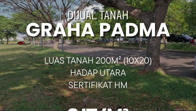 Promo Tanah Strategis di Graha Padma, Semarang, Harga 1,8 Miliar