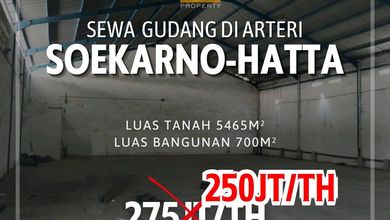 Disewakan Gudang di Arteri Soekarno Hatta Semarang